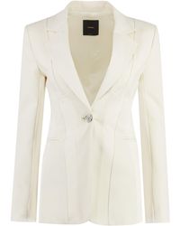 Pinko - Eracle Single-Breasted One Button Jacket - Lyst