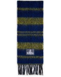 Vivienne Westwood - Striped Scarf With Fringes - Lyst