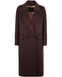 Max Mara - Double-Breasted Oversized Coat - Lyst