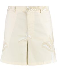 BOSS - Cotton Bermuda Shorts - Lyst