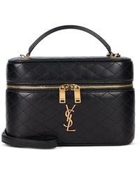 Saint Laurent - Large Leather Shoulder Bag Gaby Vanity - Lyst