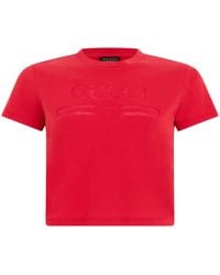 Gucci - Cotton T-Shirt With Logo - Lyst