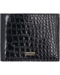 Tom Ford - Croco-print Leather Wallet - Lyst