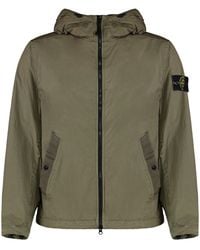 Stone Island - Waterproof Jacket With Hood - Lyst