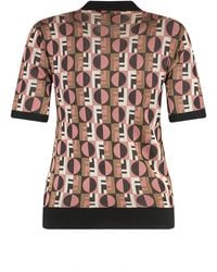 Fendi - Viscose T-Shirt - Lyst