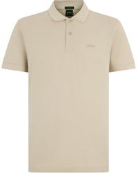 BOSS - Cotton Polo With Short Sleeves - Lyst