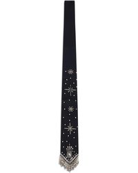 Pinko - Tie With Fringes And Beads - Lyst