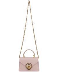 Dolce & Gabbana - Mini-bag Devotion in pelle - Lyst