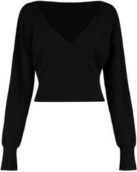 P.A.R.O.S.H. - Lime Wool And Cashmere Sweater - Lyst