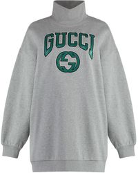 Gucci - Jersey Sweatshirt With Embroidery - Lyst