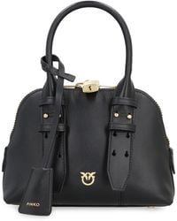Pinko - Borsa bowling a mano Mini Escape Bag in pelle - Lyst