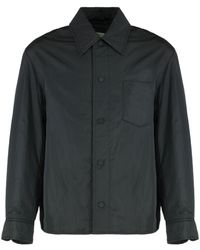 Ami Paris - Padded Nylon Overshirt - Lyst