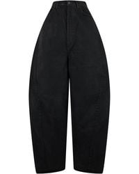 Balenciaga - Wide Leg Cotton Pants - Lyst