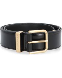 Dolce & Gabbana - Calf Leather Belt With Buckle - Lyst