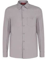 Gucci - Technical Panama Shirt With Clamp - Lyst