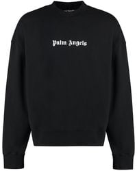 Palm Angels - Cotton Crew-Neck Sweatshirt - Lyst