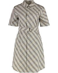 Burberry - Cotton Shirtdress - Lyst