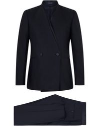 Tagliatore - Suit With Double-Breasted Jacket - Lyst