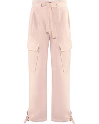 Pinko - Coperto Cotton Cargo-Trousers - Lyst