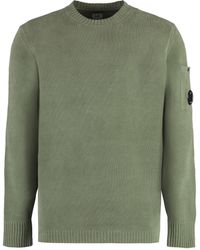 C.P. Company - Cotton Crew-Neck Sweater - Lyst
