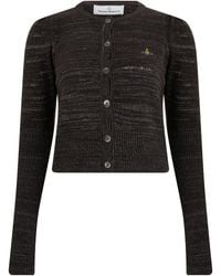 Vivienne Westwood - Cardigan With Embroidered Logo - Lyst