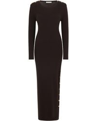 Blazé Milano - Long Ribbed Dress - Lyst