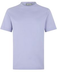 Canali - Short Sleeve T-Shirt - Lyst