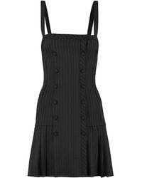Giovanni bedin Pleated Dress - Black