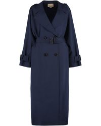 Gucci - Double-breasted Wool Coat - Lyst