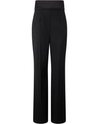 McQueen - Straight Wool Trousers - Lyst