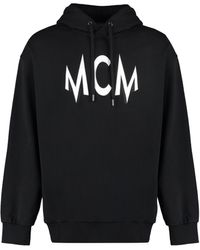 MCM - Felpa con cappuccio e intarsio logo - Lyst