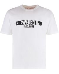 Valentino Garavani - Cotton Crew-Neck T-Shirt - Lyst