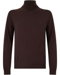 Slowear - High-Collar Wool Sweater - Lyst