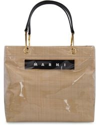 Marni Tote bag in rafia - Neutro
