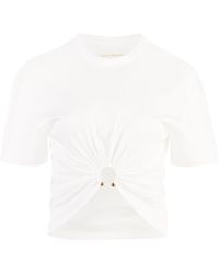 Rabanne - Cotton Crew-neck T-shirt - Lyst
