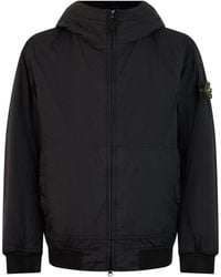 Stone Island - Windbreaker With Hood - Lyst