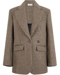 P.A.R.O.S.H. - Wool Blazer Pied De Poule - Lyst