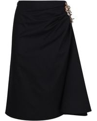 Dries Van Noten - Skirt Midi Sovora - Lyst