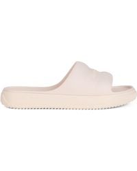 Moncler - Slippers With Embossed Logo, Polyvinyl Sandal - Lyst