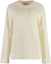 MICHAEL Michael Kors - Merino Wool Crew-Neck Sweater - Lyst