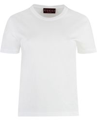 Gucci - Cotton Crew-neck T-shirt - Lyst