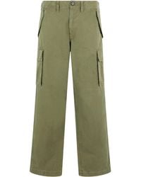 Burberry - Cotton Cargo Pants - Lyst