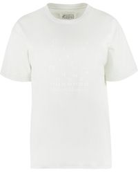 Maison Margiela - Cotton Crew-Neck T-Shirt - Lyst