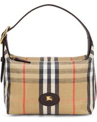 Burberry - Highlands Mini Check Tote Bag - Lyst