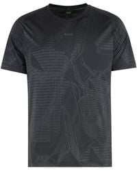 BOSS - Techno Fabric T-Shirt - Lyst