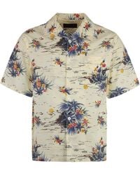 Prada - Camicia in cotone stampato - Lyst
