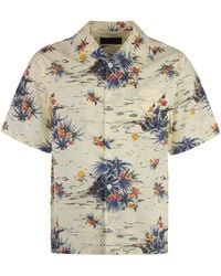 Prada - Camicia in cotone stampato - Lyst