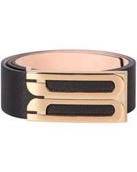 Victoria Beckham - Jumbo Frame Leather Belt - Lyst