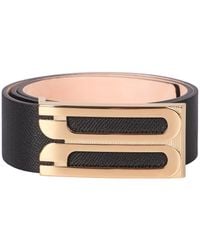 Victoria Beckham - Jumbo Frame Leather Belt - Lyst