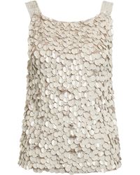 P.A.R.O.S.H. - Sleeveless Tops - Lyst